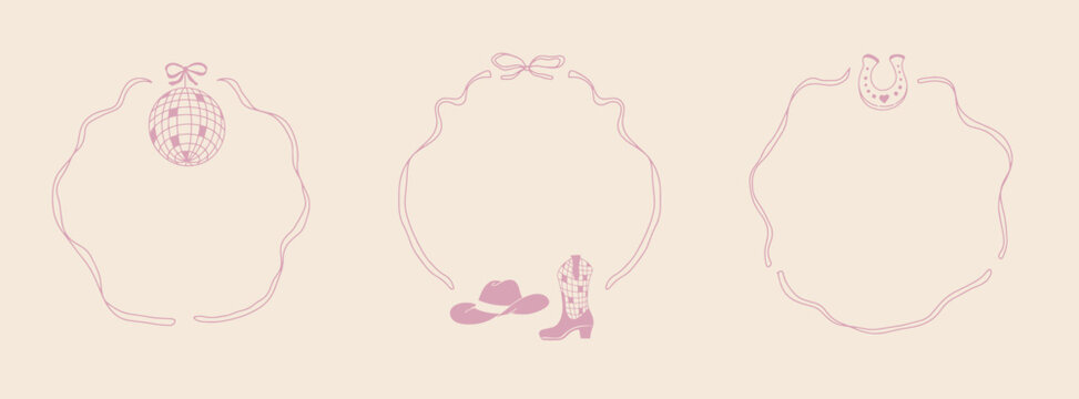 Country Cowgirl Frame Collection with Western Vibes