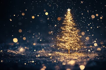 christmas tree with lights