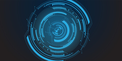Global connection network background. World map with technology circuit boards. Internet technology concept or global communication
