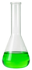Erlenmeyer Flask with Green Liquid