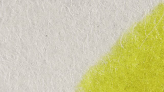 Thin layer chromatography with food colorants on paper under microscope