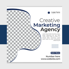 Digital business marketing design template for agency.