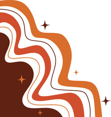 Retro Corner with Line