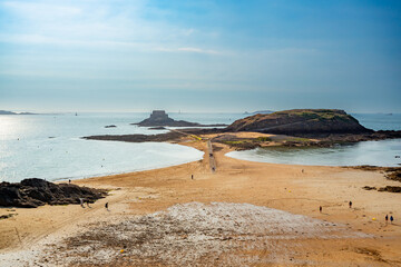 Saint Malo, France. Ramparts view