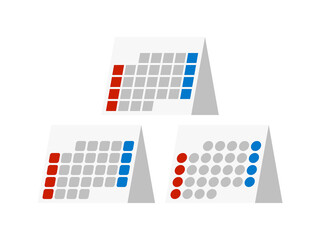 カレンダーアイコンセット