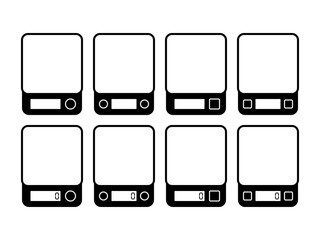 キッチンスケールアイコンセット