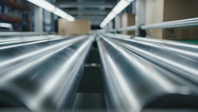 Automated Conveyor System - Streamlining Production and Logistics Efficiency.