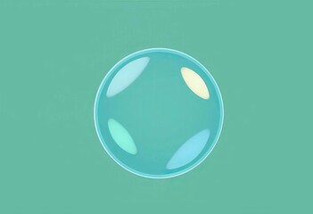 Stylized simple graphic representation of a spherical object, ideal for playful digital designs and decorative elements,  icon,  outline