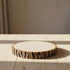 シンプルな幹、年輪、ディスプレイ