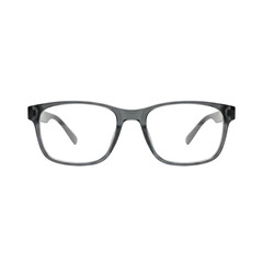Fototapeta premium Grey Transparent Rectangular Eyeglasses Frames
