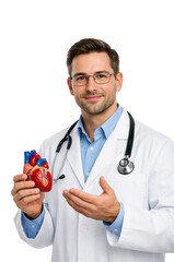 Friendly Male Doctor in Medical Uniform