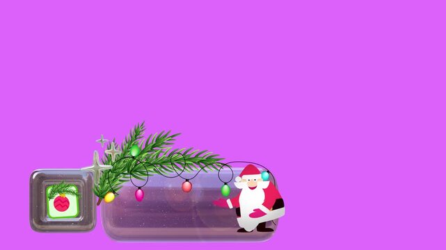 Christmas Lower Third On Alpha