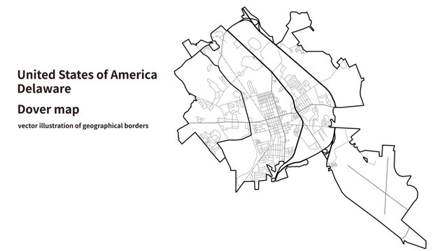 Dover Delaware Map &ndash; Detailed City Map of Dover, USA