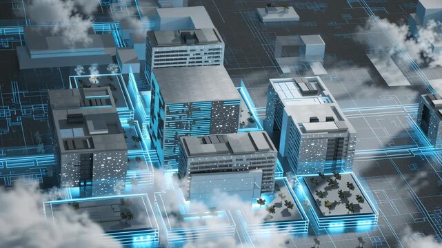 Enterprise-scale privacy architecture, abstract digital infrastructure with clearly defined secure zones, high-end corporate visual, enterprise data privacy architecture