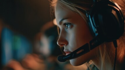Woman focused gaming