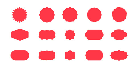 ギザギザ　素材　セット　セール　値引き　値下げ　特別価格　ショッピング　キャンペーン　フェア　あしらい　見出し　タイトル　飾り　シール　スタンプ　トゲトゲ　吹き出し　枠　ポップ　おしゃれ　シンプル　驚き　びっくり　sale sticker,price sticker