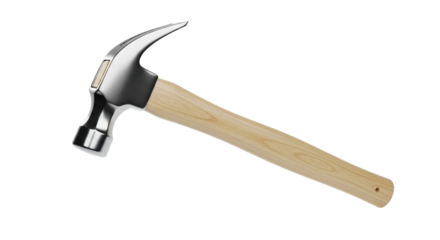 Hammer isolated on a transparent background