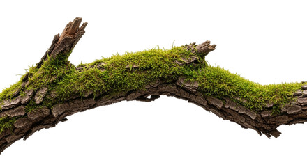 Tree trunk isolated on a transparent background