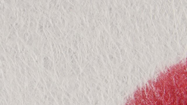 Thin layer chromatography with food colorants on paper under microscope