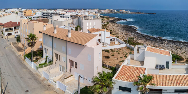 Col&ograve;nia de Sant Jordi, municipality of Las Salinas, Mallorca, Balearic Islands, Spain