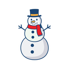 snowman with hat