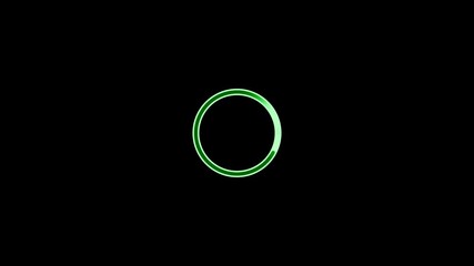 Processing 0–100% Transfer, Circular Loading Progress Bar Animation. Processing from 0 to 100 transfer. Circle loading processing bar icon animation. - Powered by Adobe