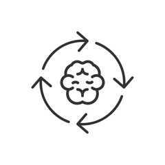 Brain Refresh Icon