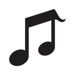 Single musical note Vector