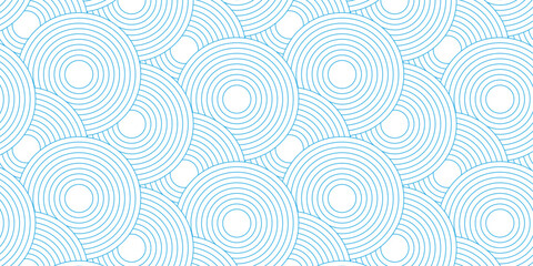 Abstract background vector seamless circle wave geometric illustration business futuristic. Ornament overlapping background. Colorful element line pattern.