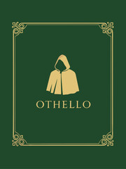 Othello Shakespeare play book cover illustration