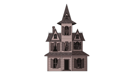 Obraz premium old church in black and white