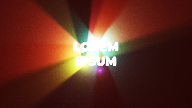 Modern Dynamic Light Streaks Text Wide Title Animation