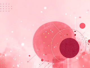 Obraz premium Image for a modern e-commerce hero banner using soft pastel tones and dynamic abstract shapes.