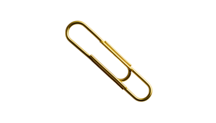 A close-up studio shot featuring a golden-colored, metallic fastener isolated against a stark black background. It appears three-dimensional