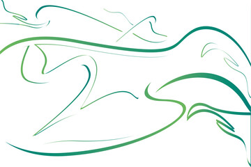 abstract flat vector background, imagination art