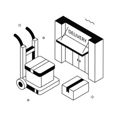 Take your hands on this amazing illustration of delivery services
