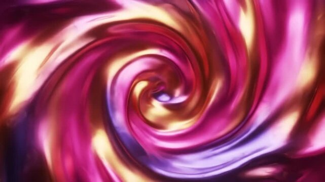 Vibrant abstract spiral swirl with colorful gradients forming a dynamic and hypnotic motion. Ideal for creative artwork, modern design, and digital backgrounds.