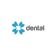 Dental Logo Vector Simple Tooth