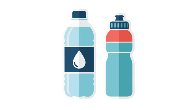 plastic bottle of water