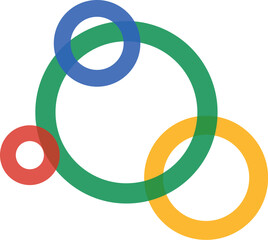 abstract colorful circle vector