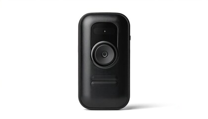 Obraz premium Black Body Camera for Security and Law Enforcement Purposes.