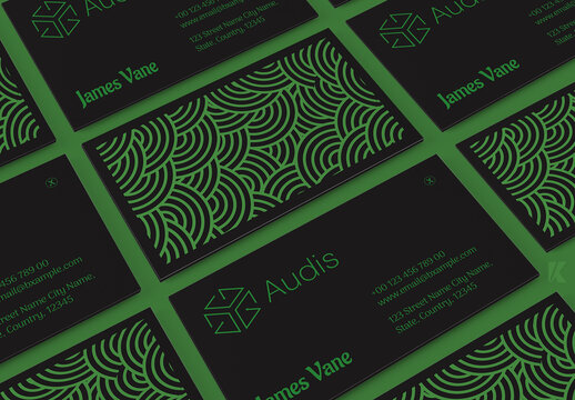 Clean Business Card Template Layout