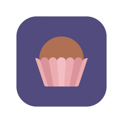 Delicious Chocolate Cupcake Vector Design for Sweet Treats and Desserts, Perfect for Foodies and Bakeries