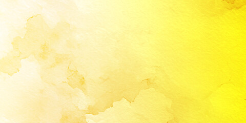 Yellow watercolor vector art background for cards, Abstract yellow watercolor illustration banner, art abstract yellow watercolor painting textured design, beautiful watercolor background for  design,