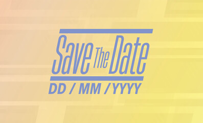 Save the date banner. Can be used for business, marketing and advertising. logo graphic design of event summit made for Technology and upcoming events