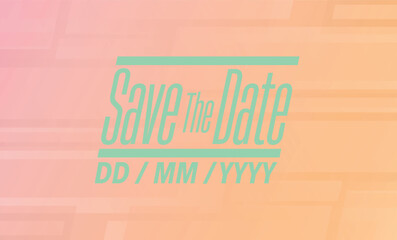 Save the date banner. Can be used for business, marketing and advertising. logo graphic design of event summit made for Technology and upcoming events