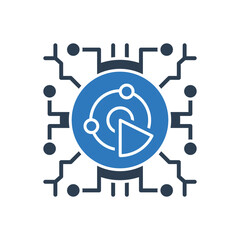 Smart Sonar Icon - Ai Radar Technology Icon