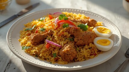 indian chicken curry with rice