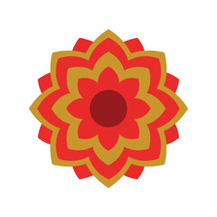 Vibrant Floral Mandala Vector Design for Modern Decor and Branding Projects