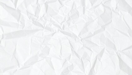 Obraz premium Crumpled Paper Poster Photo Effect Mockup,Crumpled Paper texture overlay effec,white crumpled paper